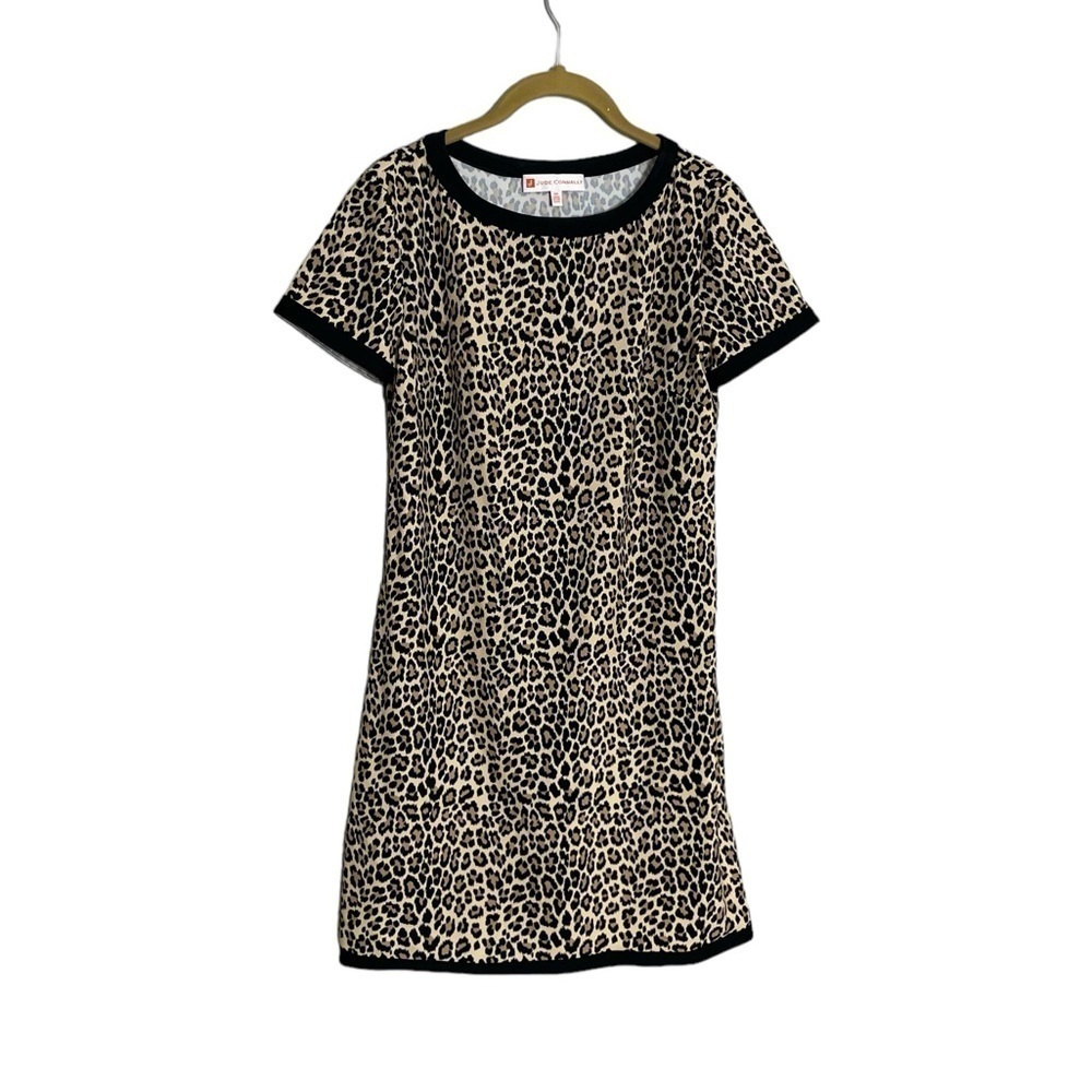 Jude Connally Animal Print T Shirt Dress Cheetah XS